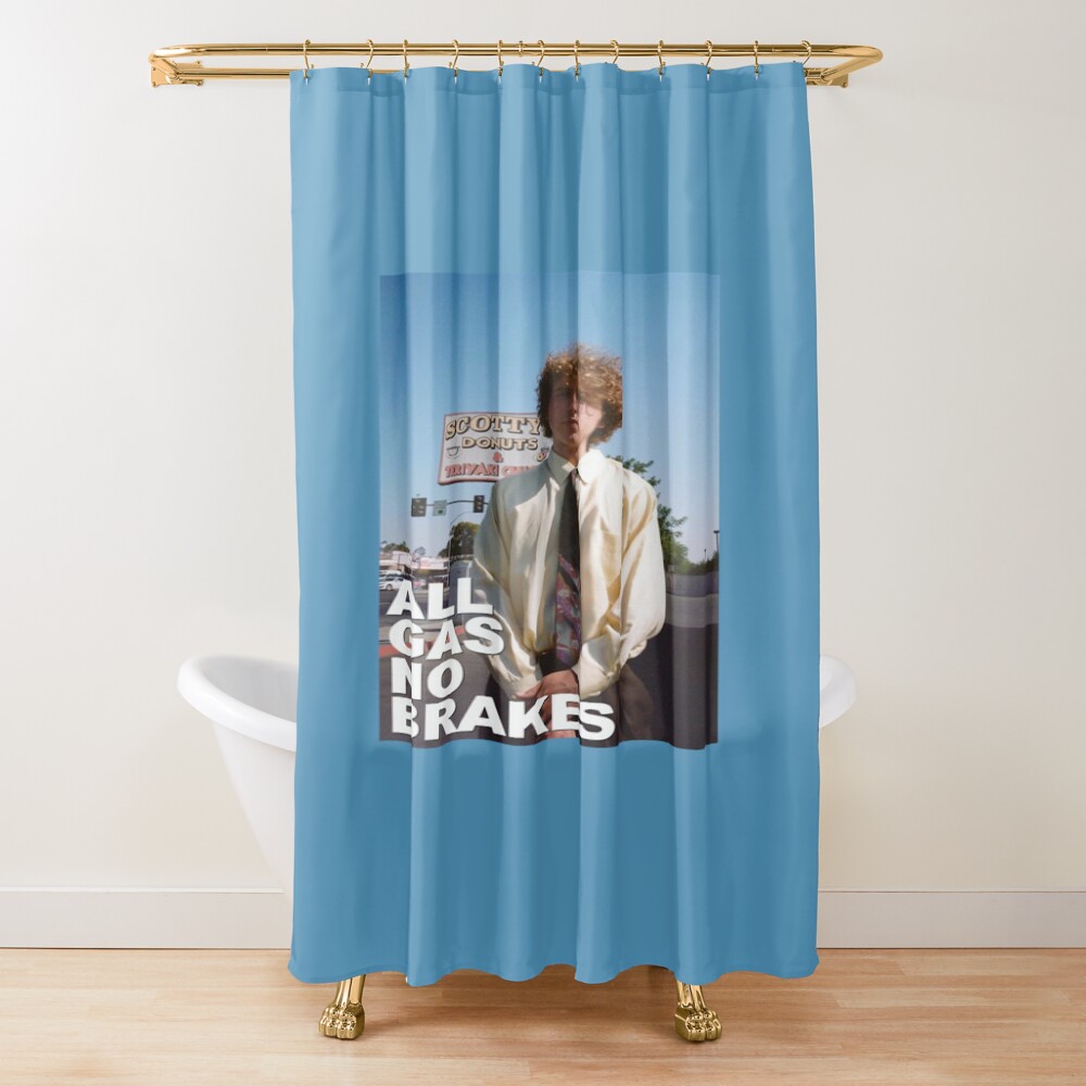 All Gas No Brakes Field Report Shower Curtain