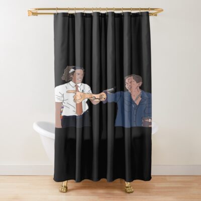 All Gas No Brakes Andrew Callaghan Shower Curtain