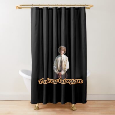 Andrew Callaghan Field Reporter Shower Curtain