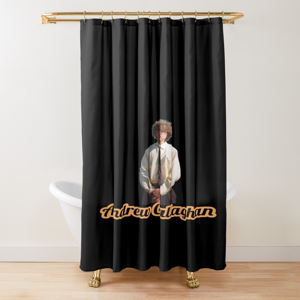 Andrew Callaghan Field Reporter Shower Curtain