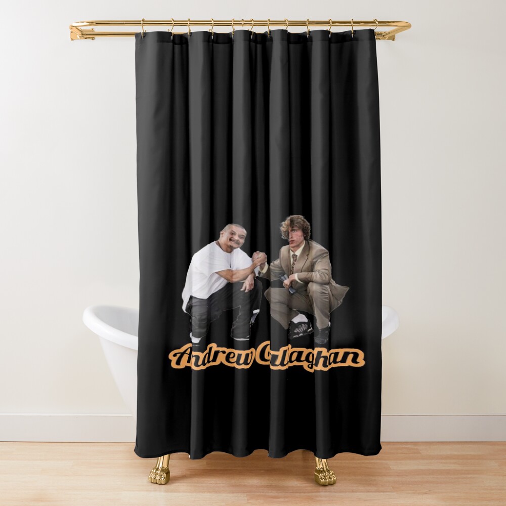 Andrew Callaghan On The Road Shower Curtain