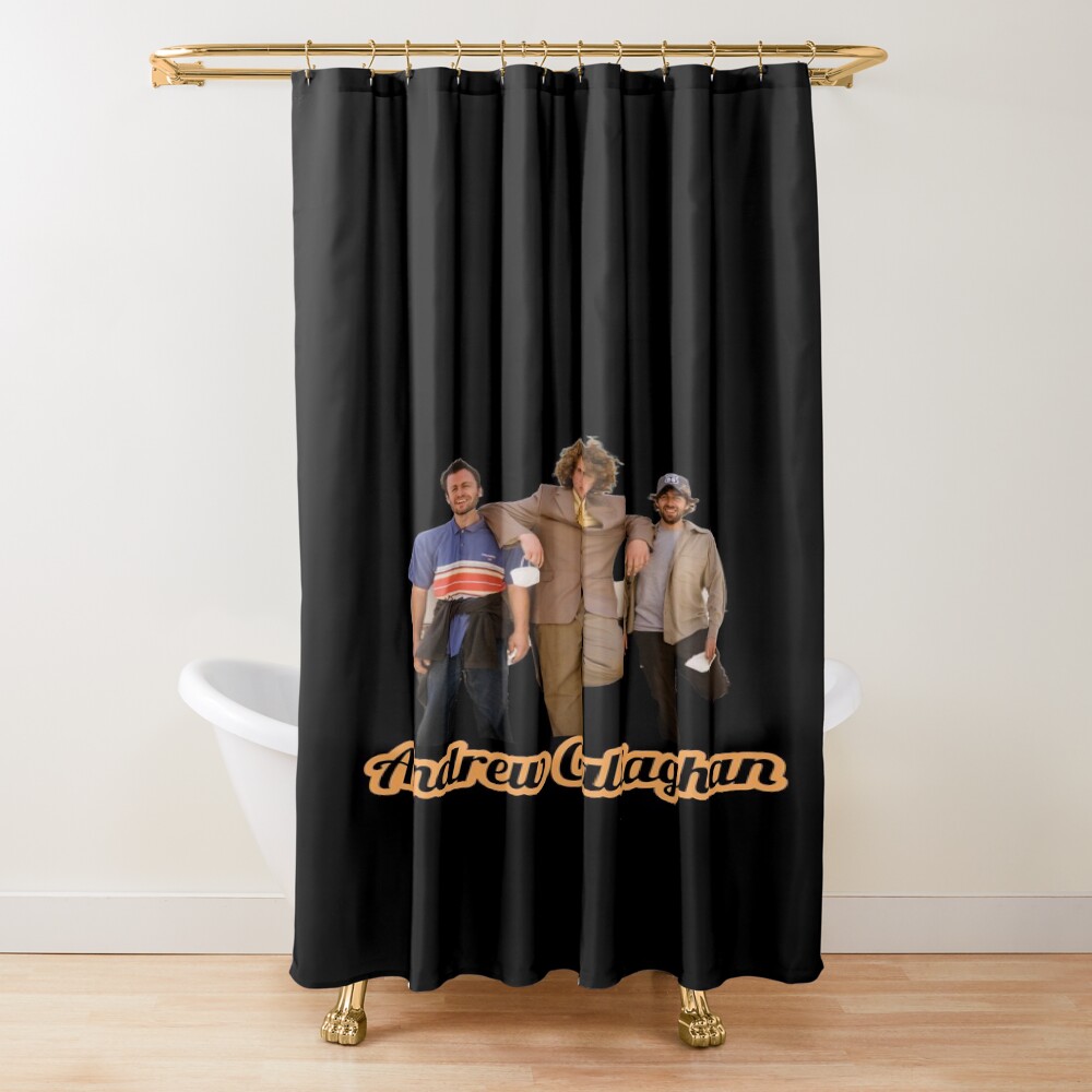 Andrew Callaghan Interview Report Shower Curtain
