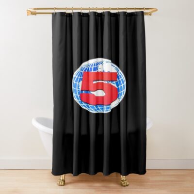 Channel 5 Classic Logo Shower Curtain