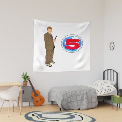 All Gas No Brakes Channel 5 Logo Tapestry
