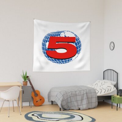 Channel Five Official Logo Tapestry