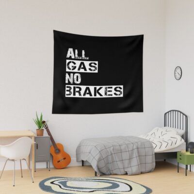 All Gas No Brakes Reporter Tapestry