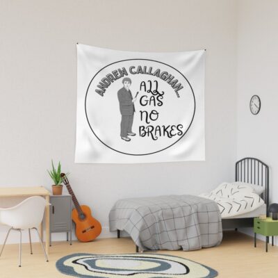 Andrew Callaghan All Gas No Brakes Tapestry