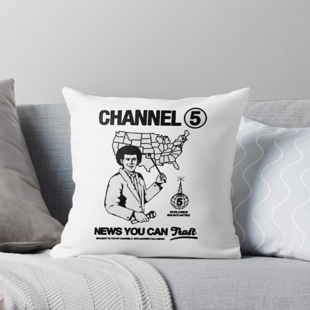 Channel 5 News You Can Trust Throw Pillow