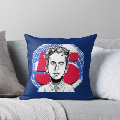 Andrew Callaghan Channel 5 Street Report Throw Pillow