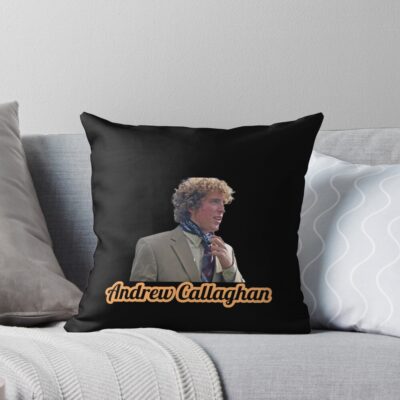 Andrew Callaghan Street News Throw Pillow