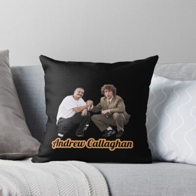 Andrew Callaghan News Reporter Throw Pillow