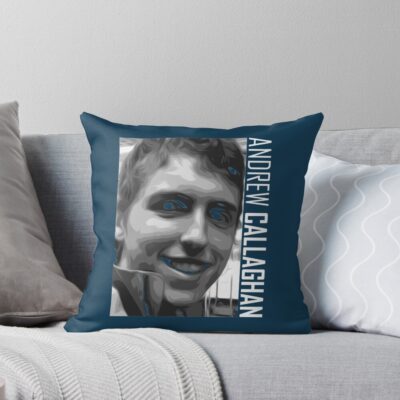 Andrew Callaghan Documentary Style Throw Pillow