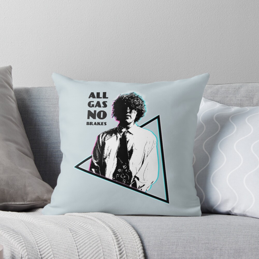 All Gas No Brakes Street Edition Throw Pillow