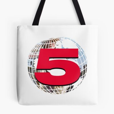 Channel 5 Logo With Andrew Tote Bag