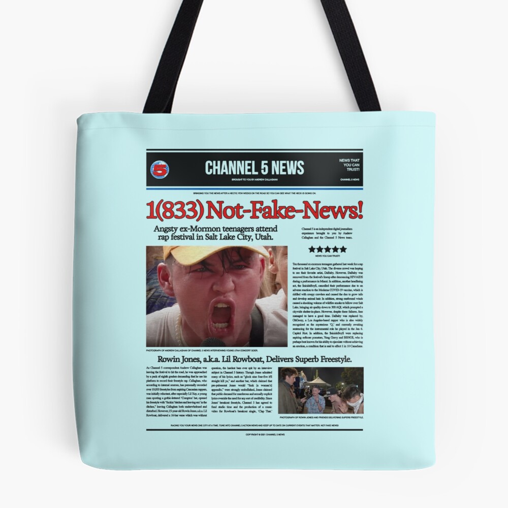 Channel 5 News Reporter Tote Bag